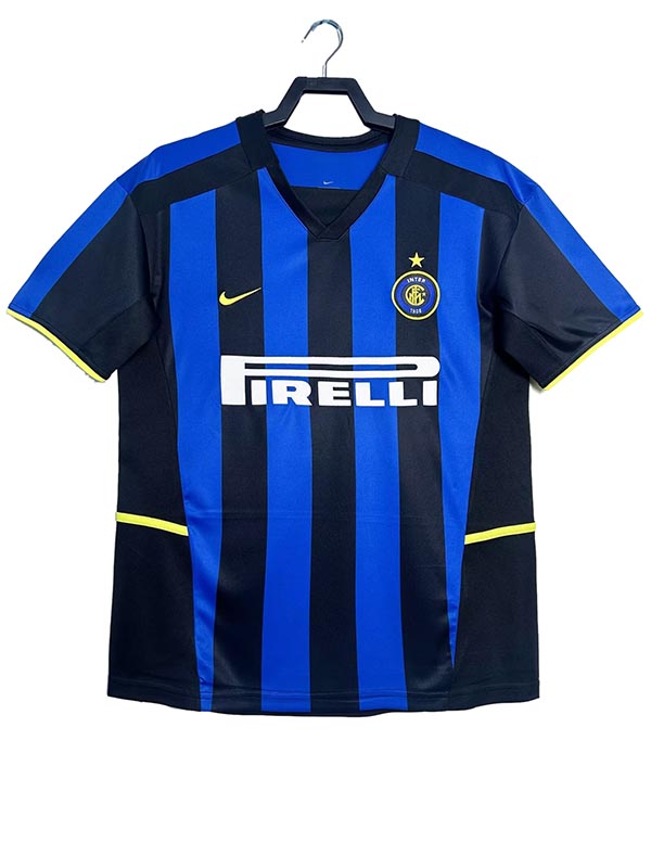 Inter milan home jersey mens retro shirt 2002-2003